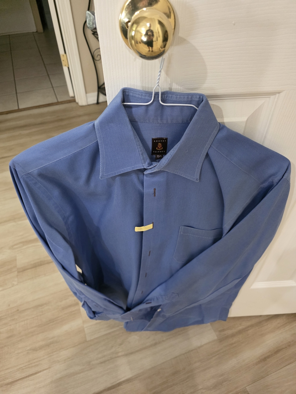 Robert Talbott Men's Slate Blue Dress Shirt
